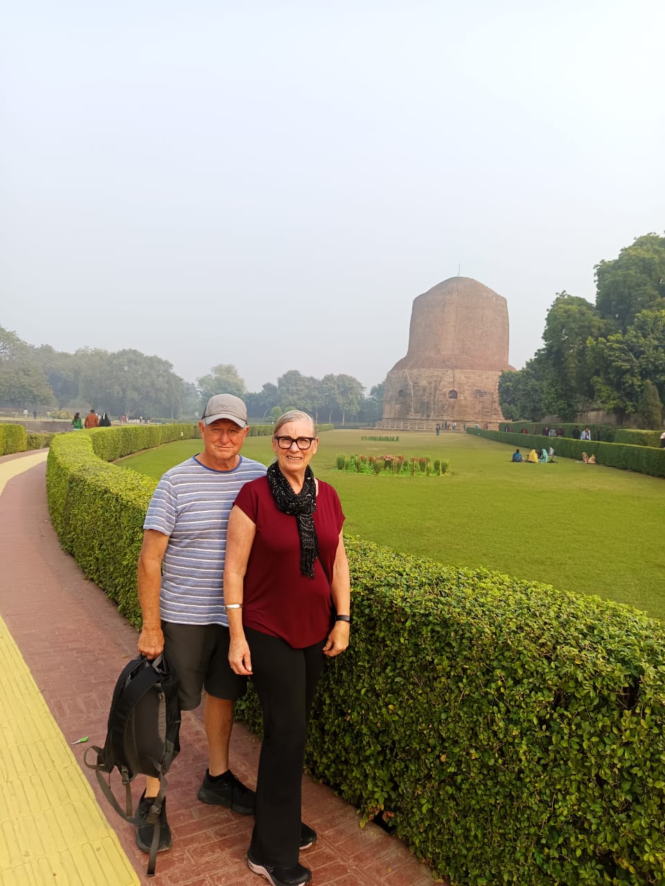 Time to explore the grounds around Dhamek Stupa.
