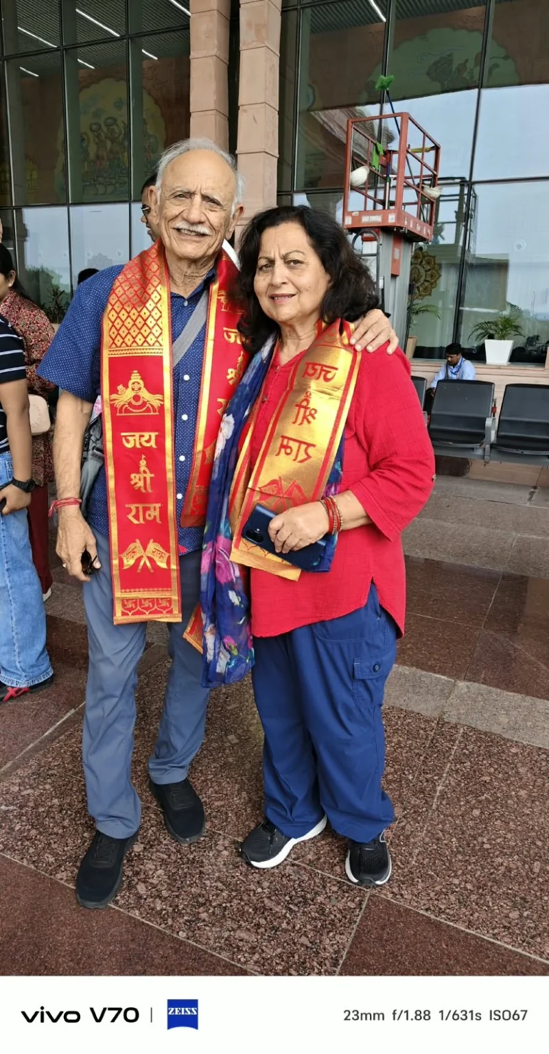 Guests during their Ayodhya journey