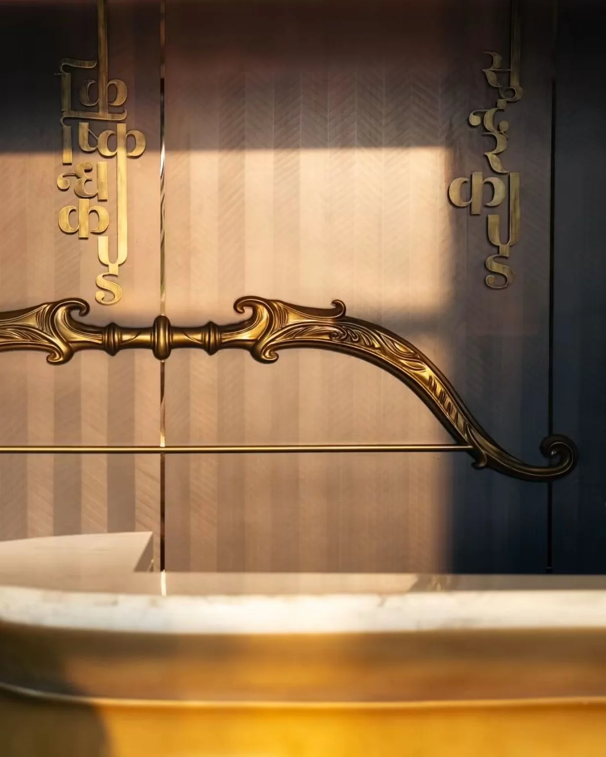 A detail from an Ayodhya hotel stay