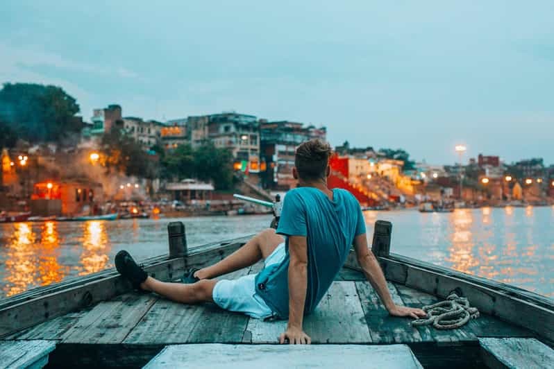 Sunrise boat ride in Varanasi 